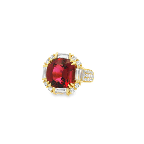 7.23ctw Rubellite Tourmaline Ring