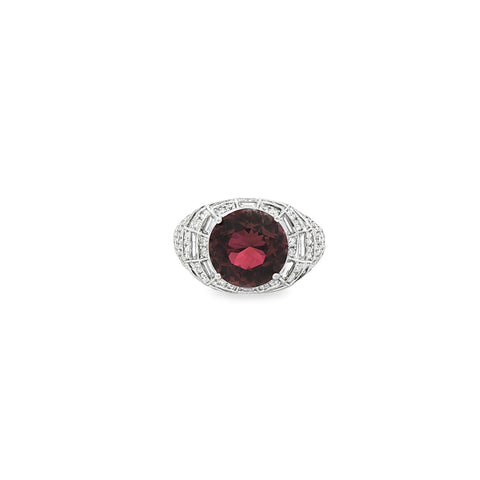 4.56ct Pink Tourmaline Ring
