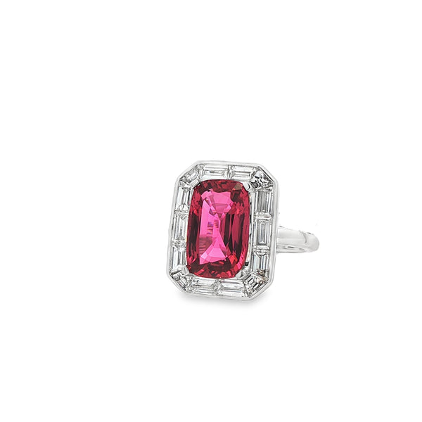 4.89ct Pink Spinel Ring