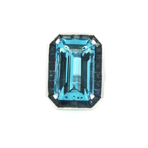 26.03CT Aquamarine Ring