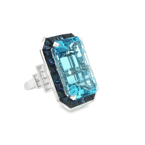 26.03CT Aquamarine Ring