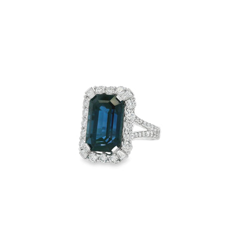 9.55ct Blue Sapphire Ring