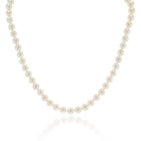 7.5-8mm Blue Lagoon by Mikimoto Pearl Necklace 18''