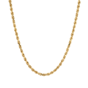 14K 4.6mm Classic Rope Chain 20in