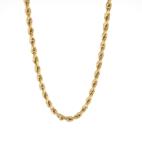 14K 4.6mm Classic Rope Chain 20in