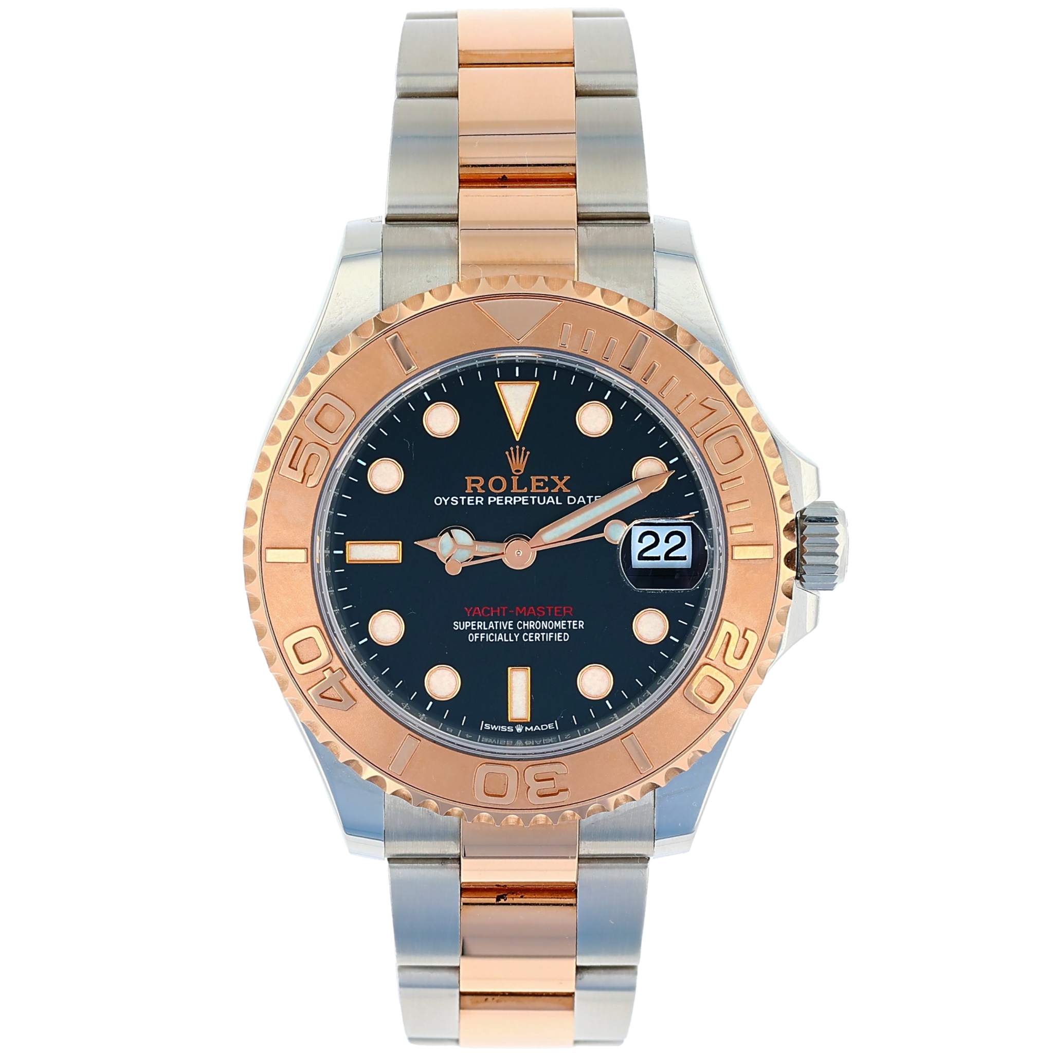 Rolex 268621 Yacht-Master Date Rolesor Oystersteel & 18K Everose Gold 37mm