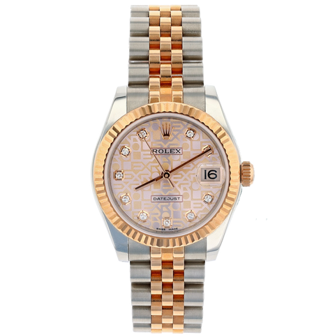 Rolex 178271 Datejust Rolesor Oystersteel & 18K Everose Gold 31mm