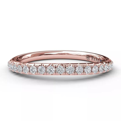 FANA Diamond Wedding Band Rose 24