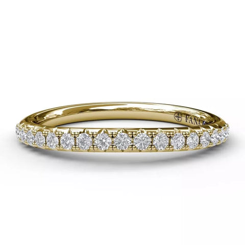 FANA Diamond Wedding Band Gold 24