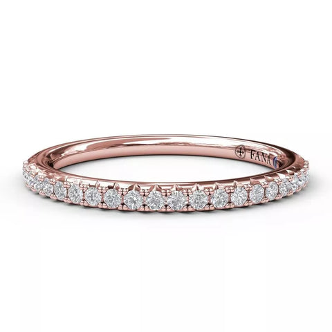 FANA Diamond Wedding Band Rose 15