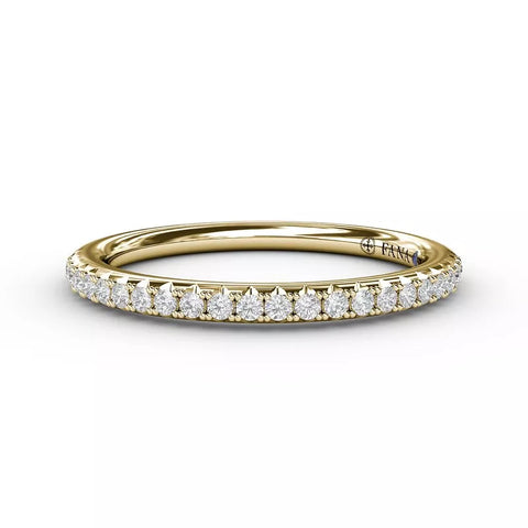 FANA Split Prong Diamond Anniversary Band