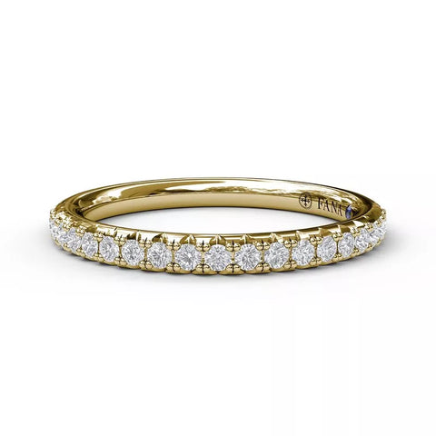 FANA Diamond Wedding Band Gold 36