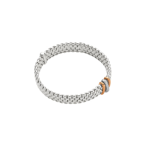 Fope Panorama 18K Gold Bracelet 0.08 CTW