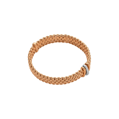 Fope Panorama 18K Gold Bracelet 0.08 CTW