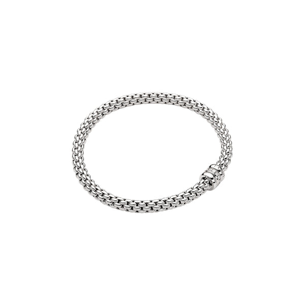 Fope Mesh Diamond Bracelet (0.15 CTW) -Size Medium