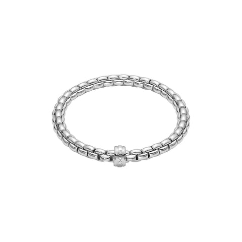 Fope EKA 18K Gold Diamond Bracelet (0.18 CTW) -Extra Large