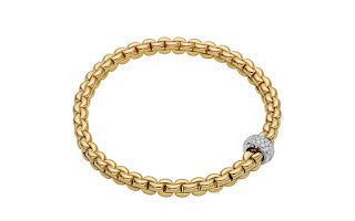 Fope EKA 18K Gold Diamond Bracelet (0.37CTW)