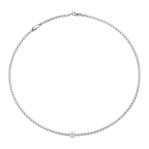 Fope EKA Mesh Diamond Necklace (0.19 CTW)