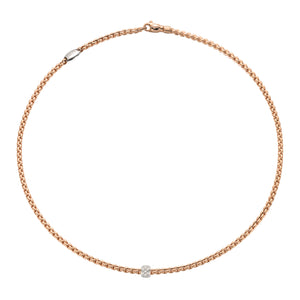 Fope EKA Mesh Diamond Necklace (0.19 CTW)