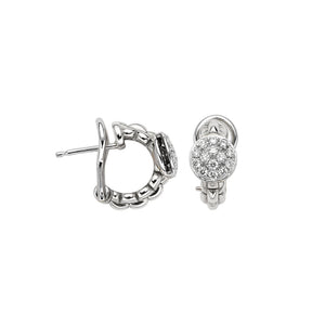 Fope EKA Earrings with Pave Diamond Accents (0.45CTW)