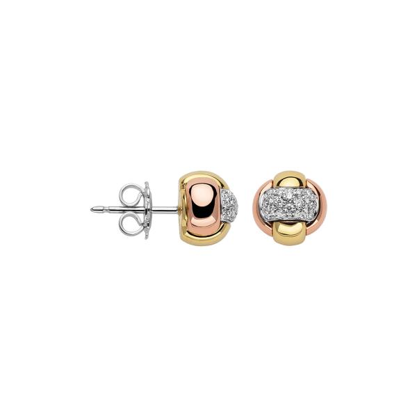 FOPE Pave Ball Stud Earrings