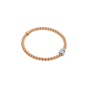 Fope EKA 18K Gold Bracelet with Diamond Accents (0.16CTW)