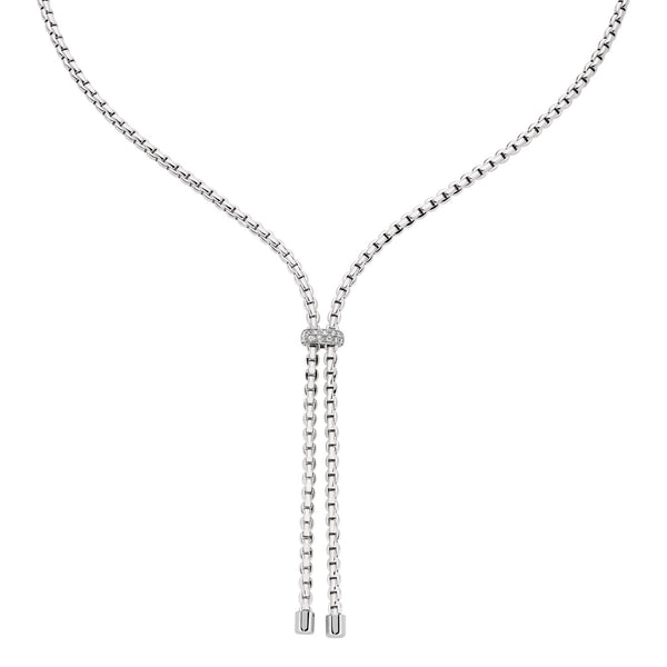 Fope Diamond Lariat Necklace