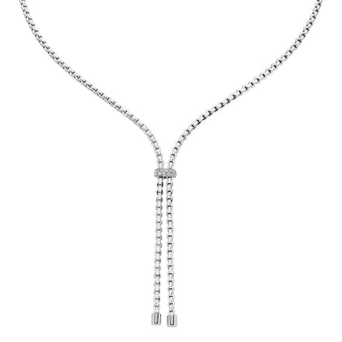 Fope Diamond Lariat Necklace