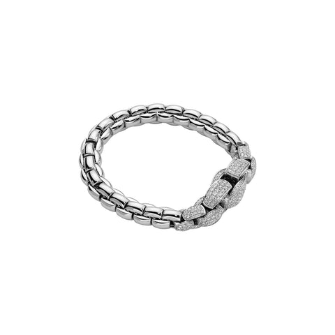 Fope Interlocking Diamond Bracelet 3.77 CTW -Size Medium