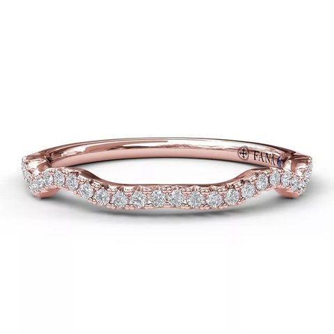 FANA Diamond Wedding Band Rose 2