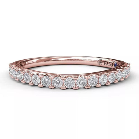 FANA Diamond Wedding Band Rose1