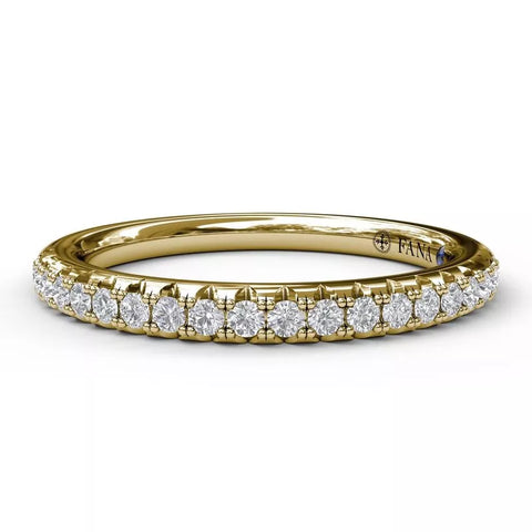 FANA Diamond Wedding Band Gold 32