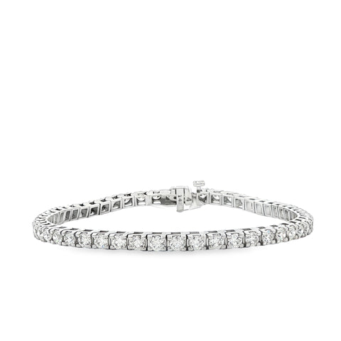 4.00CTW 4-prong Diamond Tennis Bracelet in 14K Gold
