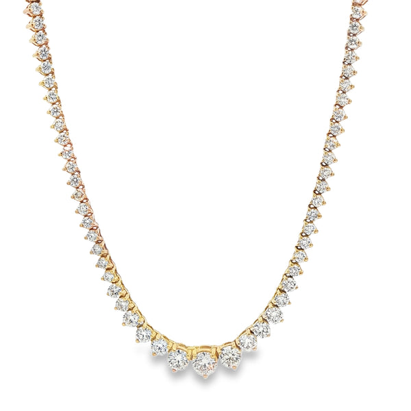 7 CTW Diamond Riviera Necklace