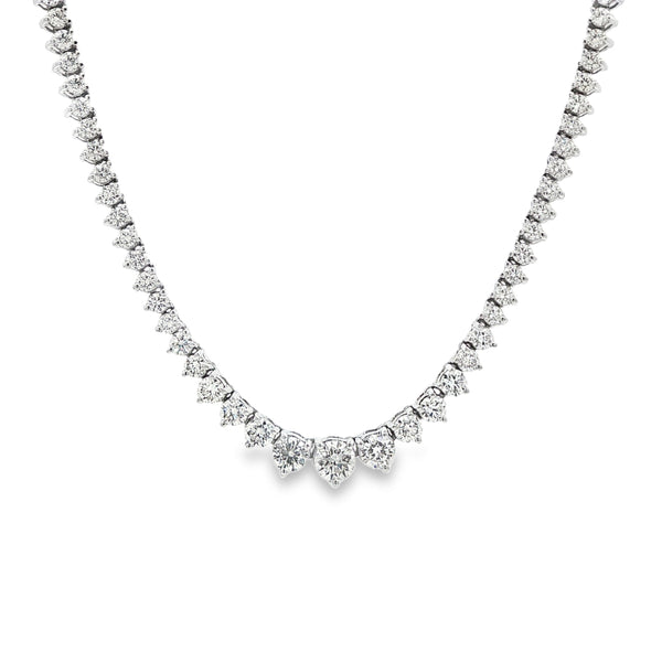 7.05CTW Riviera Diamond Tennis Necklace