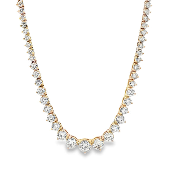 10 CTW Diamond Riviera Necklace