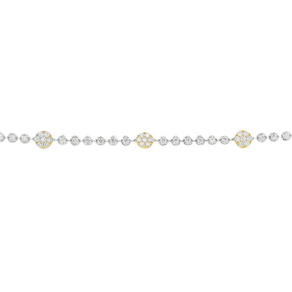 Illusion Diamond Station Bracelet