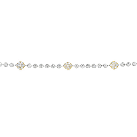 Illusion Diamond Station Bracelet
