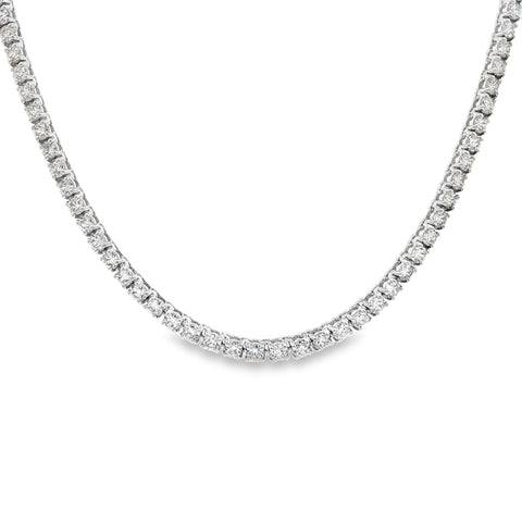 4.96 CTW Straight Line Diamond Necklace