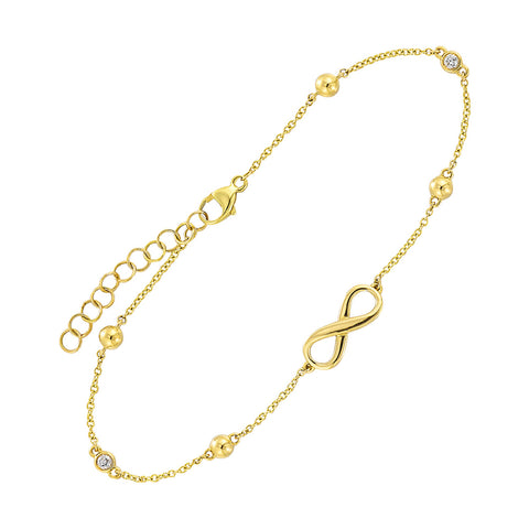 Infinity Diamond Bracelet