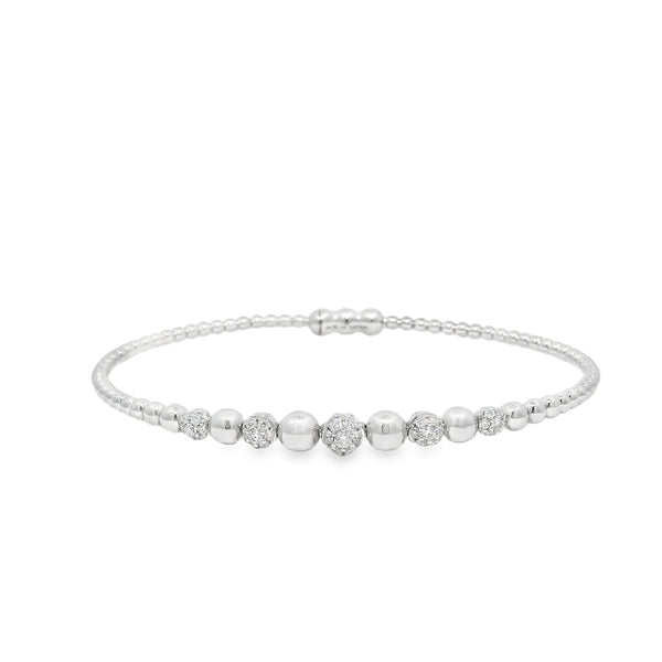 Gabriel & Co Pave Diamond Station Bracelet