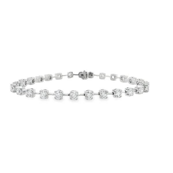 Round Diamond Tennis Bracelet