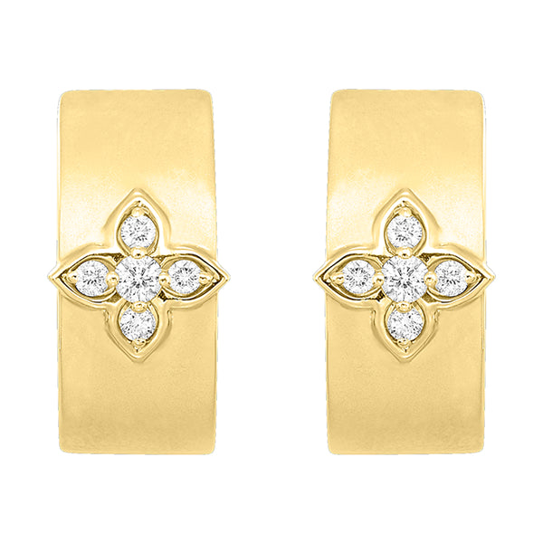 14Kt Yellow Gold Diamond 1/4Ctw Earring