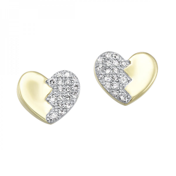 Gold Diamond Earrings