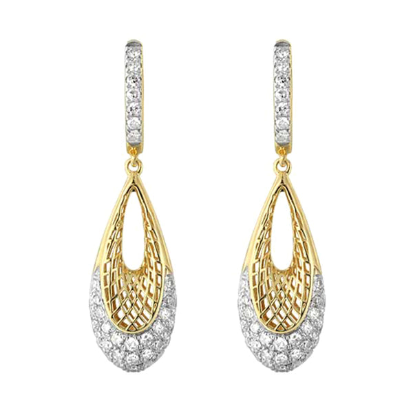 14Kt Yellow Gold Diamond 1/2Ctw Earring