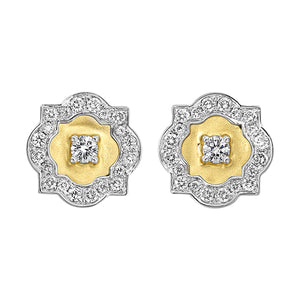 14Kt Yellow Gold Diamond 1/2Ctw Earring