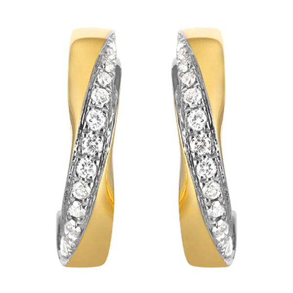 Gold Diamond Earrings