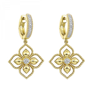 Gold Diamond Earrings