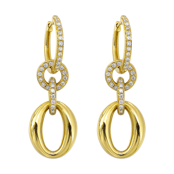 Diamond Dangle Earrings