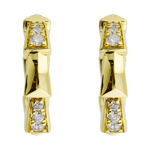 14Kt Yellow Gold Diamond 1/4Ctw Earring